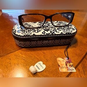 Brighton Readers Black Glasses with Case